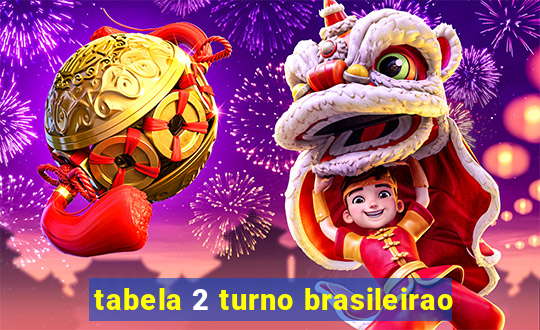 tabela 2 turno brasileirao